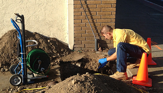 A qualified plumbing contractor in Irving TX performa a commercial drain cleaning procedure
